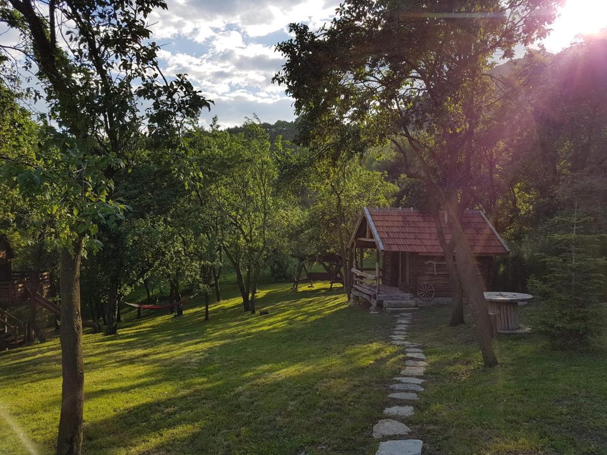 Tinutul Luanei Glamping Resort Bozioru Exterior foto