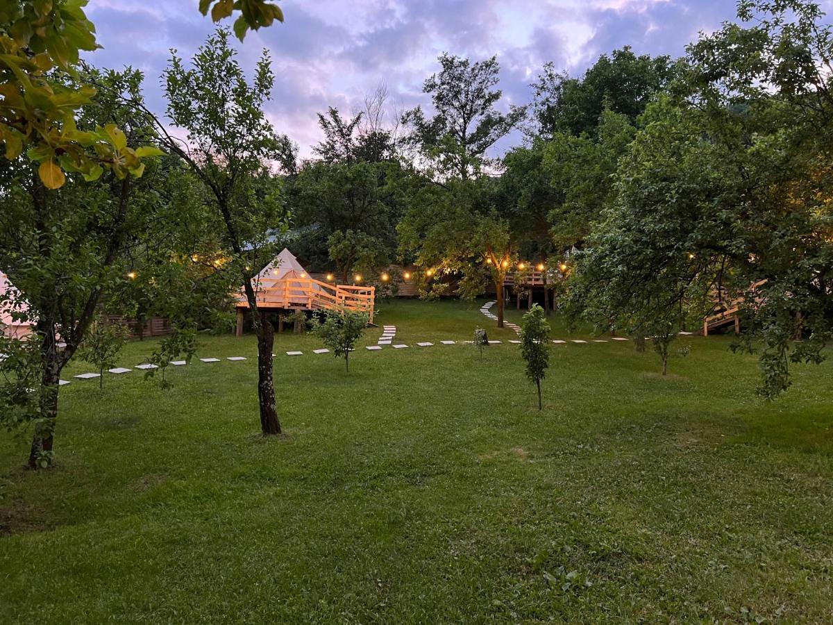 Tinutul Luanei Glamping Resort Bozioru Exterior foto